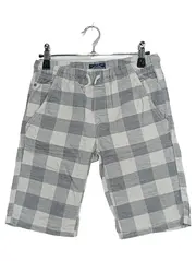 Vorschaubild 1 von Kinder Shorts 146 Grau Kariert Casual Baumwolle