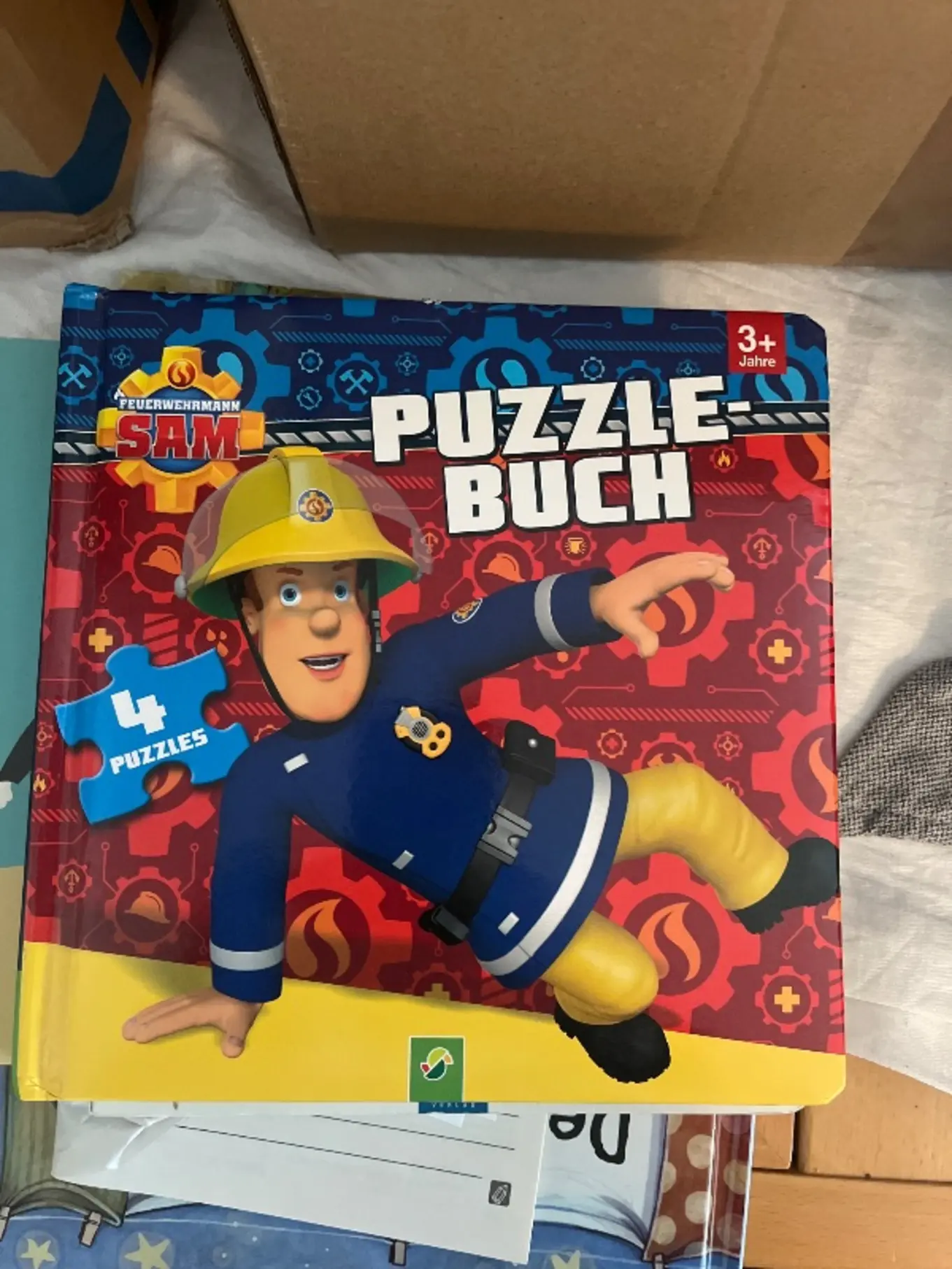 FEUERWEHRMANN SAM Puzzlebuch Activity Buch Kinder FSC Neu