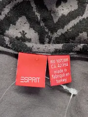 Vorschaubild 3 von Damen Wickelkleid Gr. 38/M Grau Gemustert Viskose Freizeitkleid