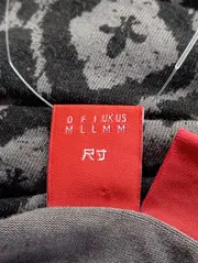 Vorschaubild 5 von Damen Wickelkleid Gr. 38/M Grau Gemustert Viskose Freizeitkleid