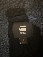 Vorschaubild 4 von Cord Mantel Damen Gr. S Teddykragen Blau Baumwolle