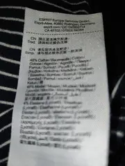 Vorschaubild 4 von Damen T-Shirt Blau Gestreift Gr. S Casual Baumwolle Kurzarm