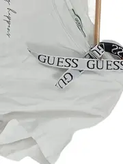 Vorschaubild 3 von Damen T-Shirt Gr. 40/L Weiß V-Ausschnitt Schleife Logo Casual