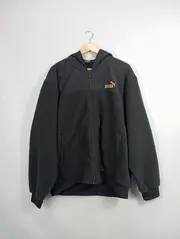 Vorschaubild 3 von Herren Fleecejacke Grün XL mit Kapuze Reißverschluss Sport Outdoor
