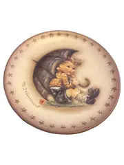 Vorschaubild 1 von M.I. Hummel Sammelteller 981 Kind Nostalgisch Porzellan Beige 8cm