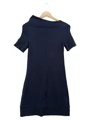 Vorschaubild 2 von Cocktailkleid Damen Gr. 40/L Blau Elegant Viskose Stretch