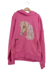 Vorschaubild 1 von Kapuzenpullover Mädchen Pferd Pink Gr. 158