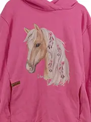 Vorschaubild 3 von Kapuzenpullover Mädchen Pferd Pink Gr. 158