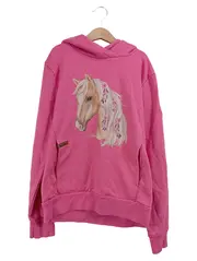 Vorschaubild 2 von Kapuzenpullover Mädchen Pferd Pink Gr. 158