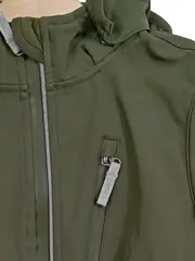 Vorschaubild 3 von TCM Kinder Outdoorjacke Grün mit Kapuze Gr. 110-116