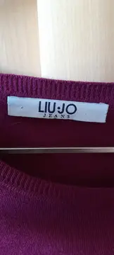 Vorschaubild 5 von Strickkleid Midi Pink Gr. 36/S Casual Rippstrick Logo Strass