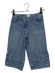 Vorschaubild 1 von Jeans Shorts Jungen Gr. 138 Blau Casual Cargo Denim Kurze Hose