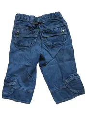 Vorschaubild 2 von Jeans Shorts Jungen Gr. 138 Blau Casual Cargo Denim Kurze Hose