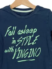 Vorschaubild 2 von Kinder Langarmshirt Gr. 128 Blau Casual mit Schriftzug