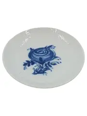 Vorschaubild 1 von studio-linie Unterteller 10 cm Weiß Blaues Rosenmotiv Porzellan