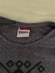 Vorschaubild 3 von Kinder T-Shirt Grau Gr. 140 Casual Grafisches Muster