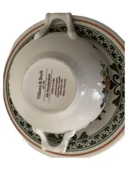 Vorschaubild 2 von Alt Amsterdam Tasse Untertasse Porzellan Blumen Weiß 9cm