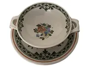 Vorschaubild 1 von Alt Amsterdam Tasse Untertasse Porzellan Blumen Weiß 9cm