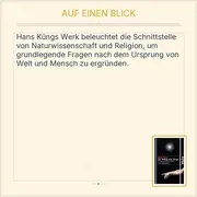 Vorschaubild 2 von Anfang aller Dinge Hans Küng Naturwissenschaft Religion Philosophie TB