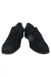 Vorschaubild 2 von Damen Schnürschuhe Gr. 36 Schwarz Klassisch Elegant Brogues