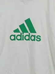 Vorschaubild 2 von Herren Sport T-Shirt Gr. 40 Weiß Logo Print Kurzarm Baumwolle