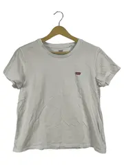 Vorschaubild 1 von Damen Basic T-Shirt Gr. 38/M Weiß Kurzarm Baumwolle
