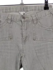 Vorschaubild 2 von Kinder Mädchen Jeans Skinny Fit Hose Grau Gr. 152 Casual