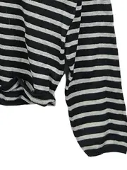 Vorschaubild 4 von Damen Langarmshirt gestreift Gr. 38/M Casual Mehrfarbig