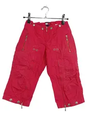 Vorschaubild 1 von Damen Capri Cargohose Rot XS 34 Cargo Shorts