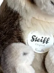 Vorschaubild 3 von Waschbär Plüschtier Kuscheltier Stofftier Original Knopf im Ohr 26cm