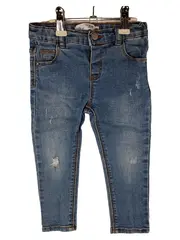 Vorschaubild 1 von Baby Jeans Skinny Fit Destroyed Kinder Gr. 92 Hellblau 18-24 Monate