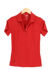 Vorschaubild 1 von Damen Poloshirt Rot Gr. 36/S Sportlich Puremotion