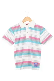 Vorschaubild 1 von Poloshirt Kinder 128 Mehrfarbig Gestreift Casual Sportlich