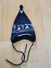 Vorschaubild 3 von Kinder Mütze Blau Casual Grafisch Wolle Zipfelmütze