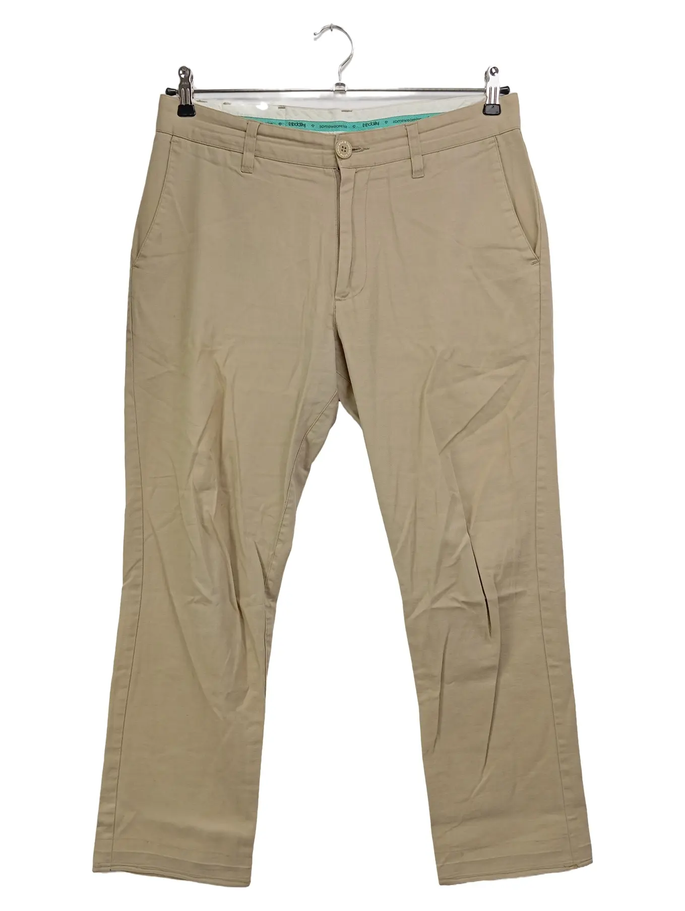 IRIEDAILY Herren Stoffhose Gr. 32 Beige Klassisch Chino Hose