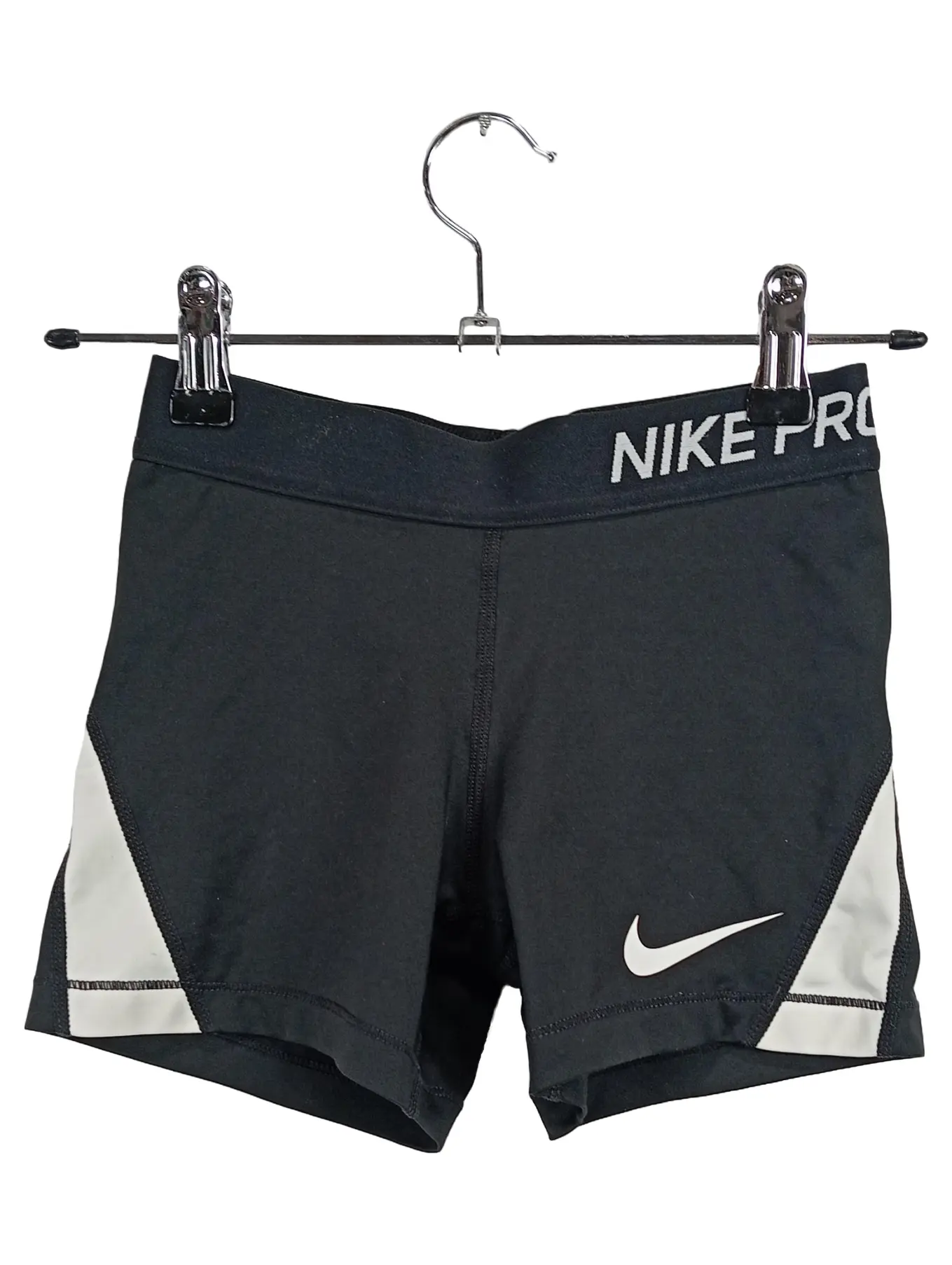 NIKE Pro Sport Shorts Kinder Mädchen Polyester Schwarz Gr. 128