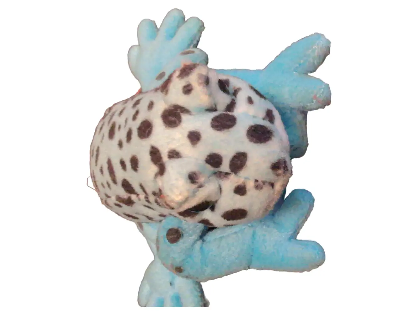 TEDDY-HERMANN Frosch Kuscheltier Plüschtier blau Stofftier charmant