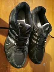 Vorschaubild 2 von Laufschuhe Herren Gr. 40,5 Schwarz Silber Sportschuhe Sneaker