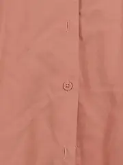 Vorschaubild 2 von Damen Hemdbluse Gr. 38/M Rosa Basic Langarm Viskose Bluse