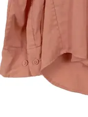 Vorschaubild 3 von Damen Hemdbluse Gr. 38/M Rosa Basic Langarm Viskose Bluse