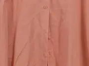 Vorschaubild 4 von Damen Hemdbluse Gr. 38/M Rosa Basic Langarm Viskose Bluse