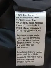 Vorschaubild 4 von Lederjacke Damen Klassisch Elegant Grau Gr. 34 XXS
