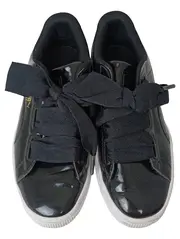 Vorschaubild 2 von Sneaker low Damen Gr. 35.5 Schwarz Lack Optik Schleife