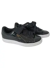 Vorschaubild 1 von Sneaker low Damen Gr. 35.5 Schwarz Lack Optik Schleife