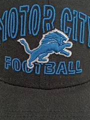 Vorschaubild 2 von Detroit Lions Cap Kappe NFL Football Motor City Schwarz Blau Gr. S/M