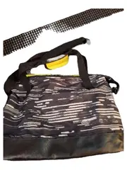Vorschaubild 3 von Sporttasche Damen Schwarz Weiß Gelb Gym Bag Fitness Tasche