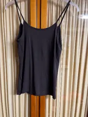 Vorschaubild 2 von Damen Top Shirt Gr. 38/M Schwarz Casual Spaghetti Träger