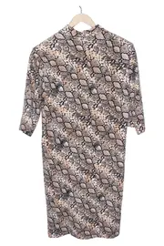Vorschaubild 1 von Damen Freizeitkleid 38;M Braun Animal-Print Elegant Modisch