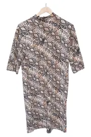 Vorschaubild 2 von Damen Freizeitkleid 38;M Braun Animal-Print Elegant Modisch