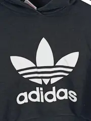 Vorschaubild 4 von Originals Kinder Cropped Hoodie Trefoil Logo Gr. 152 Schwarz